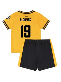 Wolves Rodrigo Gomes #19 Replika Hemmakläder Barn 2024-25 Kortärmad (+ byxor)